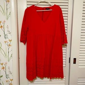 Madewell eyelet dress size 14